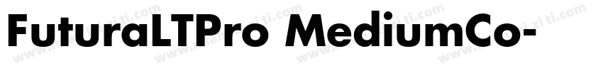 FuturaLTPro MediumCo字体转换